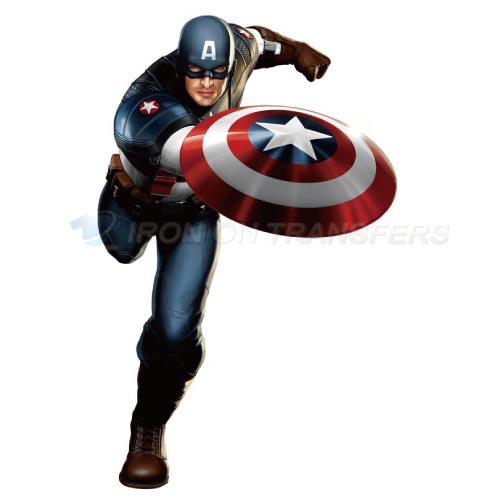 Captain America Iron-on Stickers (Heat Transfers)NO.85
